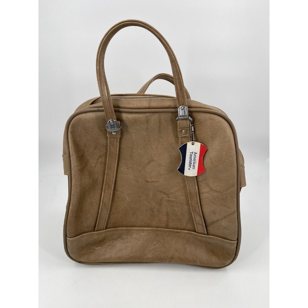 Vintage 1960s American Tourister Brown Weekender